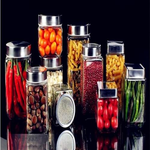 New Real Army Plum Mason Jar Spices Glass Bottle Transparent Seal The Jar and Shelf Packaging Box 9907 Style