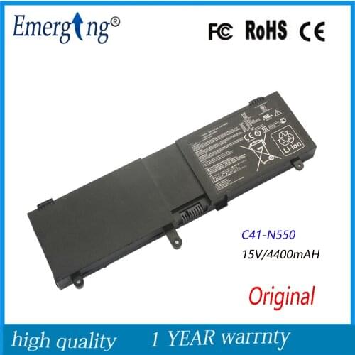Original 15V 59Wh New Laptop Battery for ASUS N550 N550J N550JA N550JV N550JK Q550L Q550LF N550X47JV G550JK G550JKC41-N550