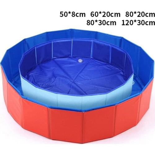 Portable Dog Swimming Pool Foldable Pet Dog Bath Pool Pet Bath Swimming Tub Collapsible Pet Bathing Tub for Dogs Cats Pet Shower