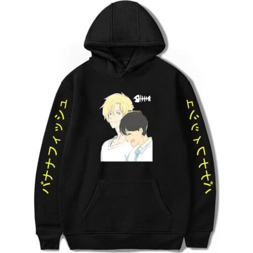 Anime Banana Fish Hoodie Ash Lynx Sweatshirt Printed Men/Women Fashion Harajuku Hooded Coat Pullover Unisex Streetwear Clothes