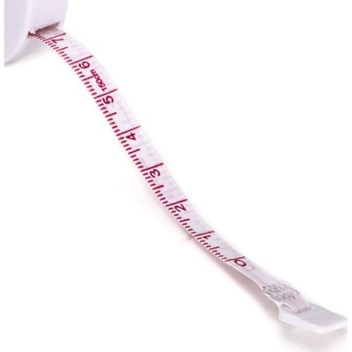 Retractable Measuring Ruler Tape Fishing PVC Plastic Ruler