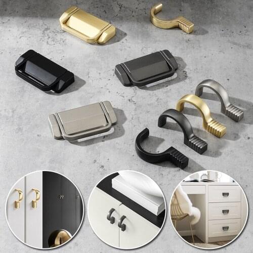 1PC Furniture Handles Zinc Alloy Drawer Cabinet Door Pulls Kitchen Door Wardrobe Cupboard Handles Decoration Hardware