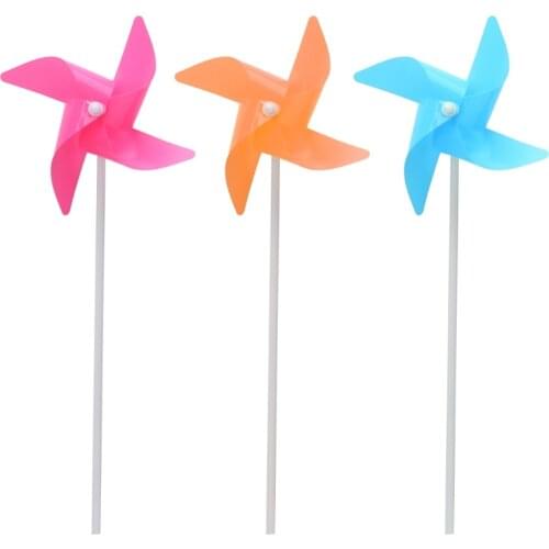 10Set Windmill Pinwheel Wind Spinner Garden Yard Art Decoration Outdoor Toys DIY Toy For Children Kids Gift Type03-m15