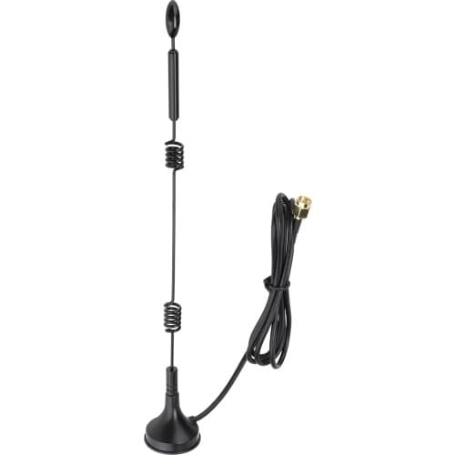 12dbi High Gain WIFI Antenna 2.4G/5.8G Dual Band pole antenna SMA Male with Magnetic base for Router Camera Signal Booster