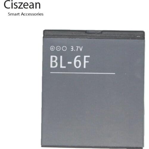 1x 3.7V 1200mAh BL-6F Phone Replacement Li-ion Battery for Nokia N78 N79 N95 6788 6788I BL6F batteries