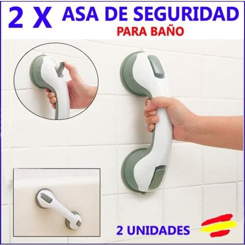 2X safety handle bathroom with suction cups. Bath or shower seen on TV ( 2 units) grip grip for elderly fallen handle