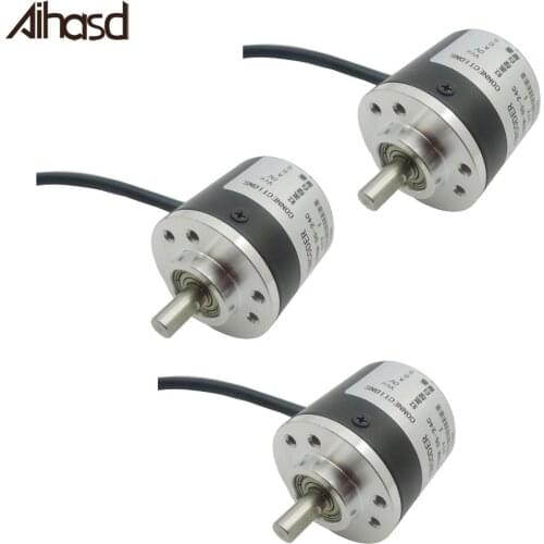 3PCS/LOT AB Two-phase 5-24V 400 Pulses Incremental Optical Rotary Encoder