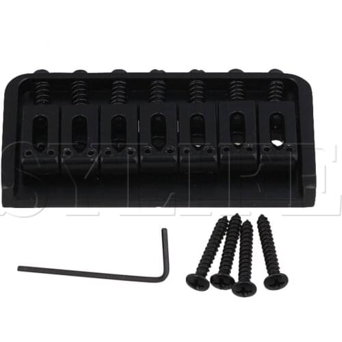 83mm length Fixed Bridge for 7 String Electric Guitar Replacement Black