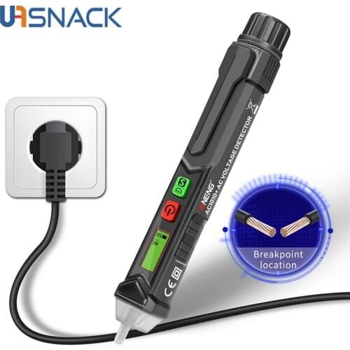 AC1010 Non-contact AC Voltage Detector Test Pencil Tester Meter with LED Light Indicator Tester Electrical Test Pen 12V-1000V