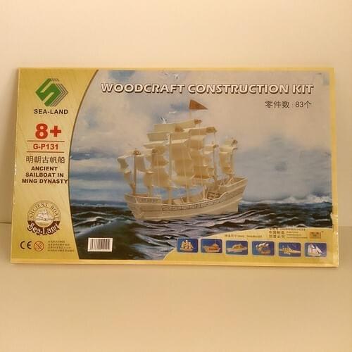 Hdm Scale Model Ship Boat Sailing Wood Home Trinket Educational FNHFD