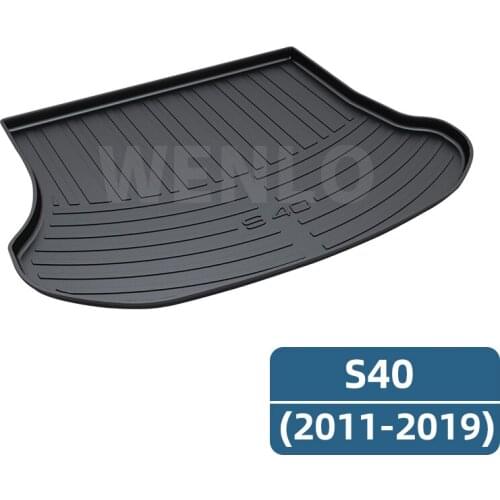 For Volvo S40 60 90 V40 60 V90CC VC90 XC60 90 2011 2017 Trunk Mats Car Cargo Liner Tray Vehicle Interior Waterproof Storage Pads