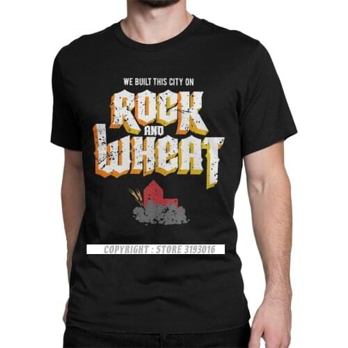 High Quality Men Top T Shirts City Built On Rock And Wheat Settlers Of Catan T-Shirt Men Round Neck 3D Tshirts Sweatshirt
