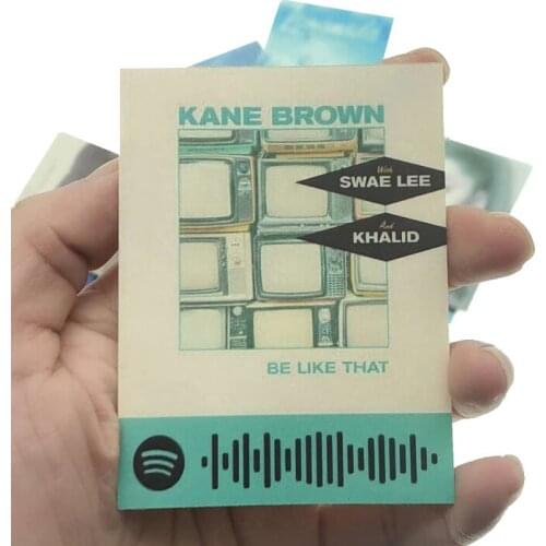 Hot Sale Spotify Code Music Stickers Top Music Charts Decor for Luggage Notebook Laptop Suitcase Car Graffiti Stickers