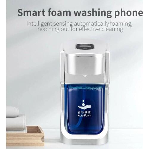 Quantitative Soap Dispenser Portable 500ML Bathroom Automatic Foam Soap Dispenser Ouchless Automatic Hand Washer Soap Pump