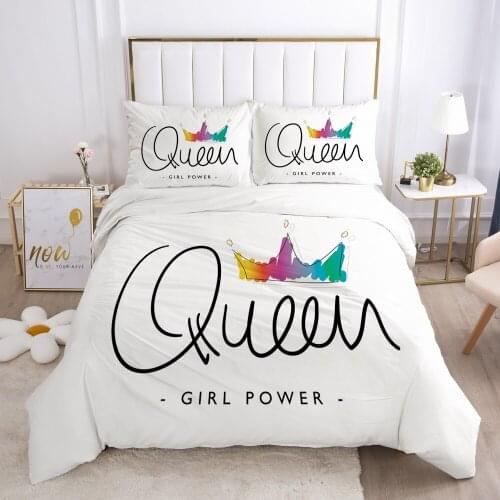 3D Bedding Set Double Europe Duvet Cover Set 2-3PCS Quilt Case Pillowcases Nordic Bedclothes Customize any size design