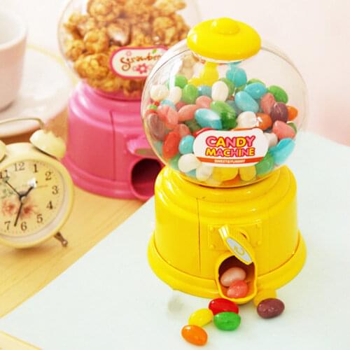 Korean Vending Sweets Candy Machine Piggy Bank Deposit Box Childrens Money Saving Bank Alcancia Piggy Kids Lovers Gift