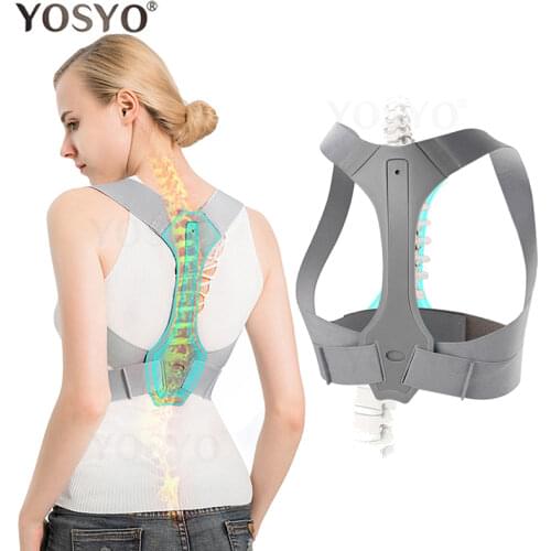 YOSYO Posture Corrector for Men and Women Adjustable Upper Posture Brace for Support,Providing Shoulder-Neck-Back Relief Pain
