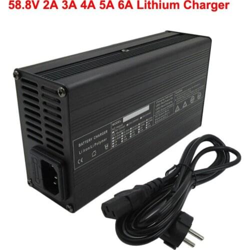 52V Lithium battery Charger Output 58.8V 5A charger use for 14S 51.8V 20AH 30AH 50AH electric bike bicycle battery