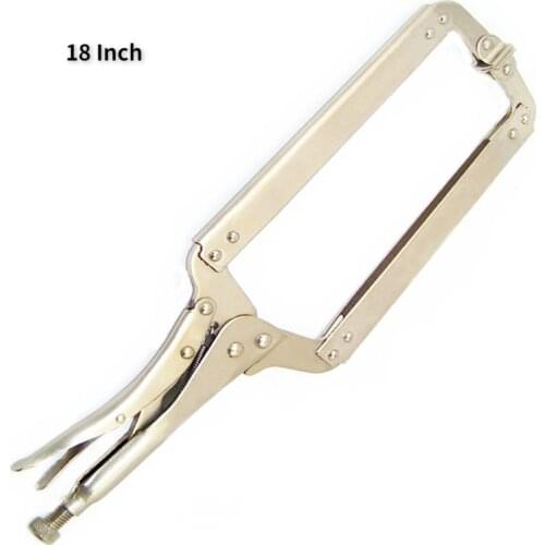 Multi-function Locking Clamp 18" Locking Vise Grip Welding Clamp C-clamp Sheet Steel Clamp Plier Woodworking Clamps Clips