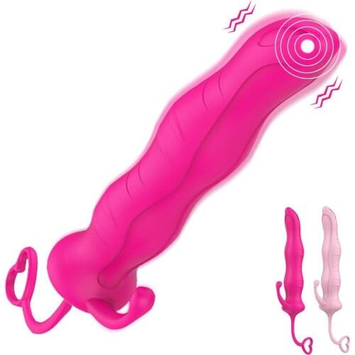 Powerful Vibrators Women Masturbator Vaginal Clitoris Massager Anal Plug Dildos Vibrating Erotic Toys With Puller Ring Sex Shop