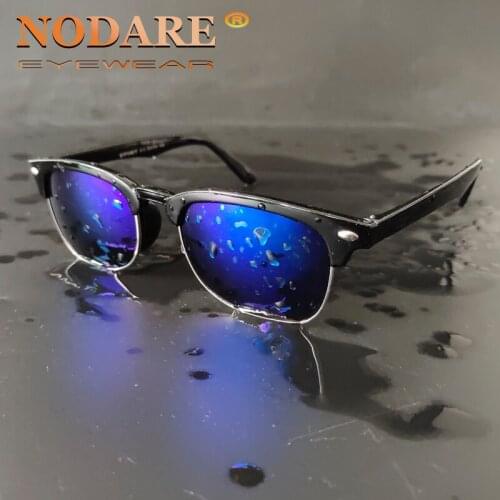 2020 Hot Half Frame Super Light Sunglasses Black lenses Eyewear For Men/Wome Goggle UV400 Gafas Oculos De Sol 3016