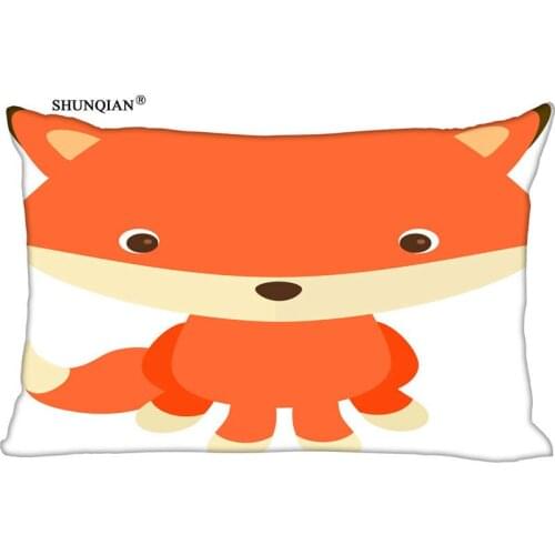 New The Fox Pillow Case Custom Wedding Pillowcase Cover Cases Gift Zippered Rectangle Pillow Case