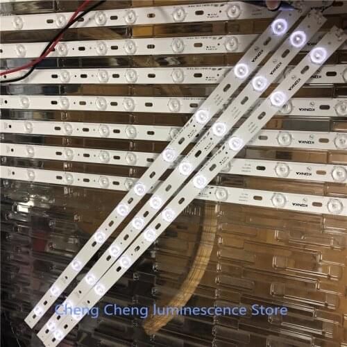 New 10 PCS/ot 10LEDs(6V) 644mm LED backlight strip for KONKA KL32GT618 35017727