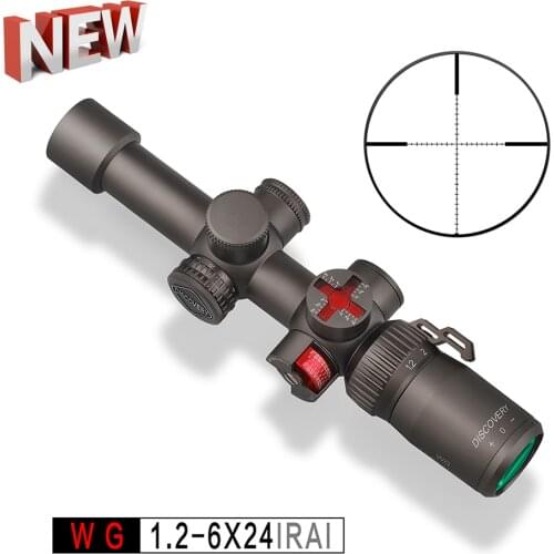 WG 1.2-6X24IRAI Discovery New Riflescope With Angle and level indicator Cheap Model .22LR Hunting Outdoor Sight Scope