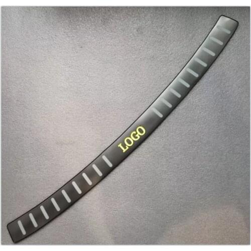 Stainless steel Rear Bumper Protector Sill Trunk Tread Plate Trim For VW/Volkswagen Tiguan 2017 2018 2019 2020 2021 Car styling