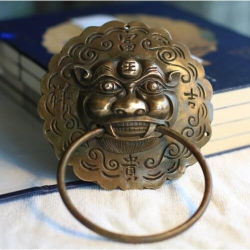 The home town of evil evil tiger knocker talisman Zhaocai Ming classical decoration home decoration