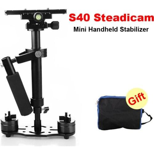 S40 Steadicam 40cm Mini Steadycam Pro Handheld Camera Video Stabilizer for Camcorder Digital Camera Video Canon Nikon Sony DSLR