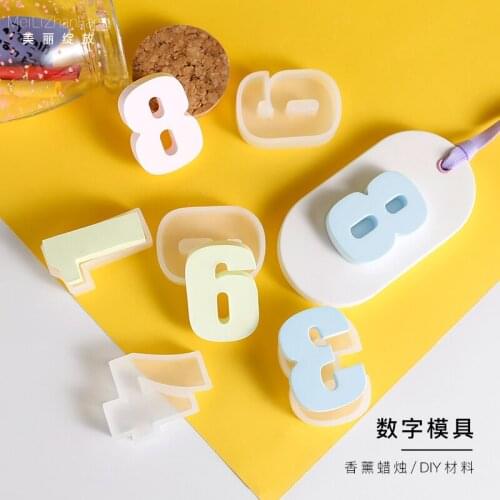 Numbers Silicone Mold Fondant Mould Cake Decorating Tool Chocolate, Gumpastes Mold, Sugarcraft ,Kitchen Gadgets