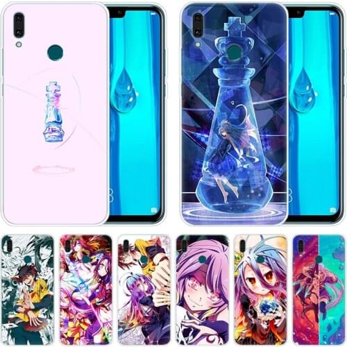 Luxury Silicone Case Anime No Game NO life for Huawei Mate 30 20 Lite 10 Pro Y5 Y6 Y7 Pro 2019 Y9 Prime 2019 2018 Y6 Pro 2017