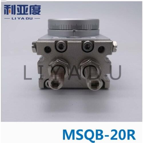 SMC type MSQB-20R rack and pinion type cylinder / rotary cylinder /oscillating cylinder, with a hydraulic buffer MSQB 20R