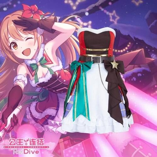 Anime Princess Connect! Re:Dive Sakurai Nozomi Loli Uniform Dress Christmas Outfit Cosplay Costume Women Halloween Free Shipping