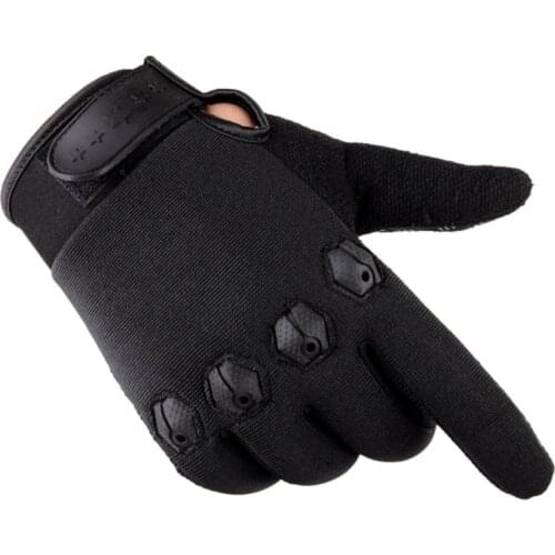 Tactical Training Gloves Full Finger Fishing Gloves Anti-Slip Rubber Mittens Hunting Camping Cycling Camouflage Military Camo Gl