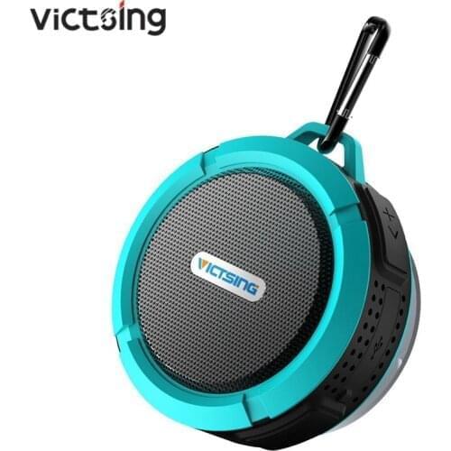 VicTsing C6 Outdoor Wireless Bluetooth Stereo Portable Speaker Built-in mic Shock Resistance IPX4 Waterproof Speaker with Bass