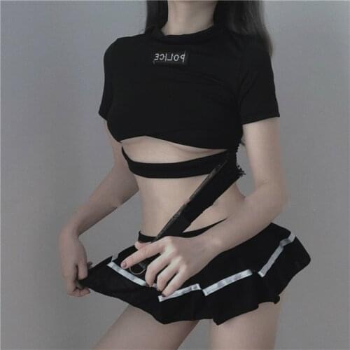 Students Uniform Sexy Lingerie Schoolgirl Costumes Women Cosplay Sailor Outfit Erotic Cheerleader Mini Skirt Mujer Sexi Gift