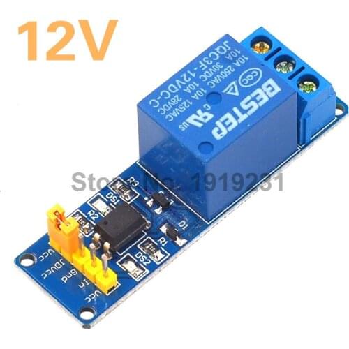 12V 1 Channel Relay Module Optocoupler Isolation Low Level Trigger 12V Relay Module