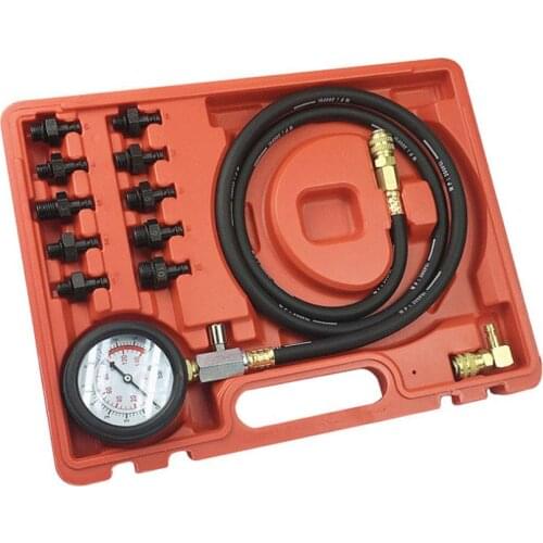 1 Set Car Engine Oil Pressure Test Detector Kit Tester Low Oil Warning Devices Automotive Pressure Gauge Diagnostic Tools