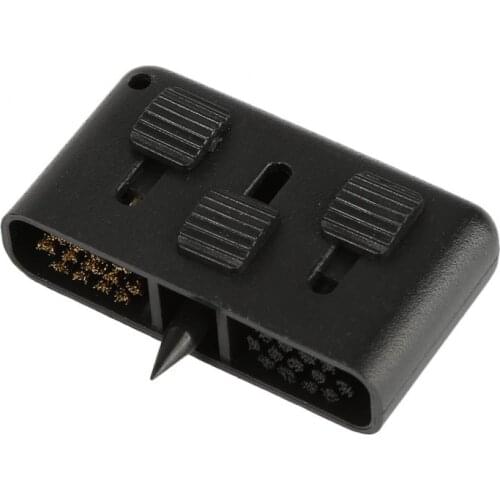 1 PCS Golf Brush Golf Three-hole Brushed Black Retracting Design Golf Brush 3 In 1 Brush Golf Clubs Brush Golf Supplies