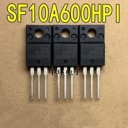 10 pcs/lote SF10A600HPI SF10A600H TO-220F-3 transistor de diodo original nuevo 10A600V