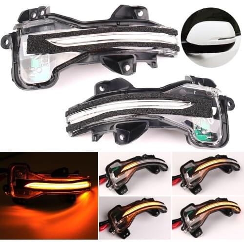 2pcs Car Rear View Side Mirror Dynamic LED Turn Signal Light For Honda CRV URV City GREIZ JADE VEZEL ODYSSEY AVANCIER
