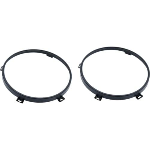 2Pcs for Jeep Wrangler Jk Tj 07-17 7-Inch Led Headlight Round Ring Mounting Bracket for Headlight Mounting Lamp Holders