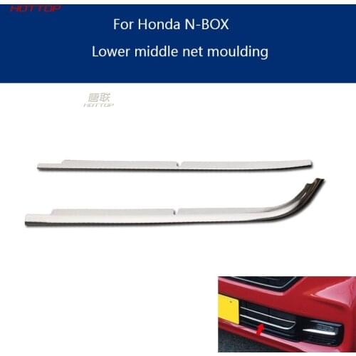 2017 For Honda N-Box Jf3 / 4 Bumper Middle Net Moulding For Nbox Middle Net Moulding Exterior Modification