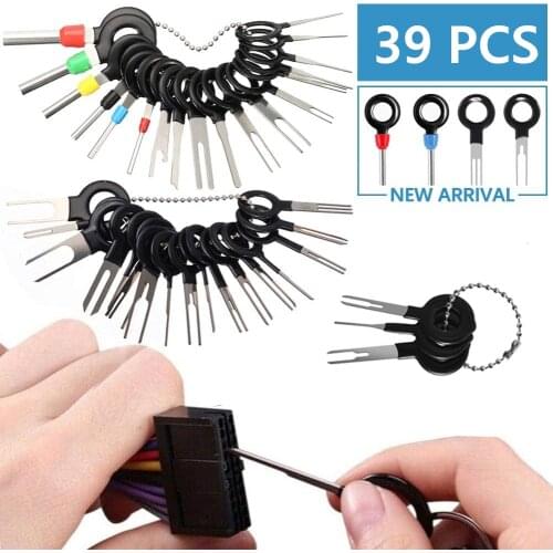 39 PCS Terminal Ejector Kit Tools Wire Connector Extractor Automotive Terminal Wire Terminal Removal Tool Car Pin Kit