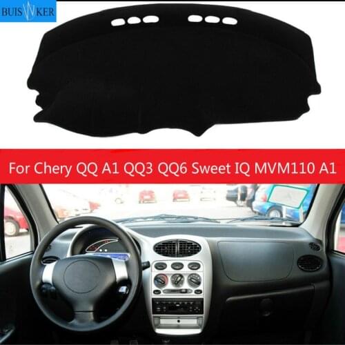 For Chery QQ A1 QQ3 QQ6 Sweet IQ MVM110 A1 08-11 Dashboard Cover Sun Shade Dash Mat Pad Carpet Car Stickers Interior Accessories