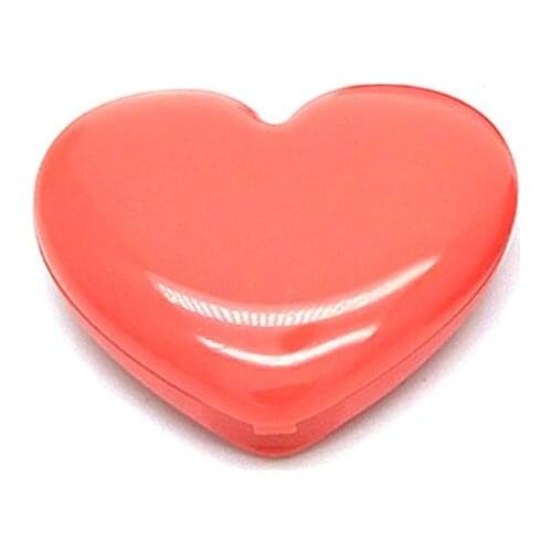 Love Heart Shape Empty Eyeshadow Case Rouge Lipstick Box Pigment Palette Refillable Foundation Makeup Dispenser With Pallet