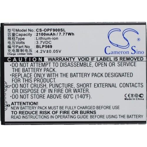 CS 2100mAh/7.77Wh battery for OPPO Find 7,Find 7 Lite, Find 7a,X9000,X9006,X9006 LTE,X9007,X9076,X9077 BLP569,BLP575