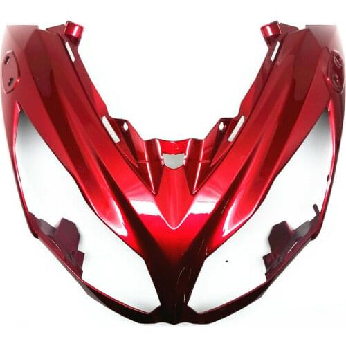 For KAWASAKI 2012-2016 Ninja 650 ER-6F Upper Front Nose Headlight Fairing Red